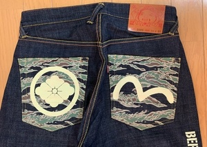 ビームス別注 エヴィスジーンズ EVISU jeans　LOT2001 サイズ W30×L35　新品未使用品 希少