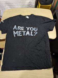 【服飾】 ビンテージ レア Tシャツ バンド 当時物? HALLOWEEN ARE YOU METAL? Stedman M 黒 半袖