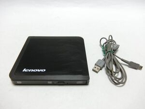 lenovo レノボ DY-8A8NH13C DVD外付けスーパーマルチドライブ Slim Portable DVD Burner 0A33988 USBバスパワー 正常品／YJ241123009