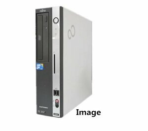 中古パソコン デスクトップパソコン 本体 Windows 7 Pro 32bit 富士通 FMV Dシリーズ Core2Duo E7500 2.93G メモリ4G 新品SSD120GB Office