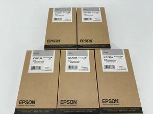 EPSON エプソン インク カートリッジ　 ICGY39A 　220ml 　グレー 5本　期限 2025