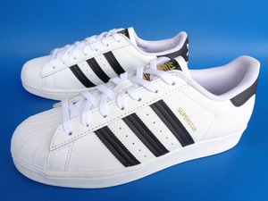 13907■新品 デッド 22年製 adidas superstar アディダス スーパースター 白 黒 金ベロ 26.5 EG4958