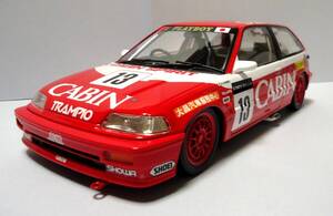 トリプル9 イクソ製 1/18 ホンダ シビック EF3 "キャビン" 1988 マカオGP #13 清水和夫