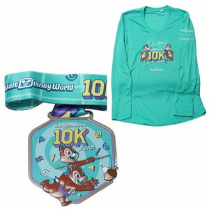 ディズニー　チップ＆デール　2023 WDW 10Kマラソンメダル＆Tシャツ　2023年WDWマラソンウィークエンド　新品