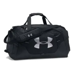 (アンダーアーマー)UNDER ARMOUR アンディナイアブル3.0 ミディアムダッフル(ダッフルバッグ/UNISEX)[1300213] 001 BLK/BLK/SIL [BLK/BLK/SIL]