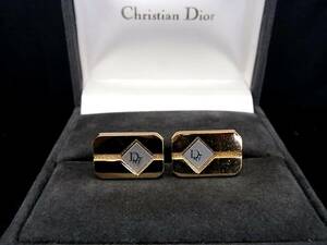 ■美品■№0662【Dior】ディオール 【ゴールド・シルバー】■カフス♪