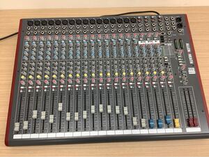 ◯営KU035-後T140【埼玉発】ALLEN&HEATH アレンアンドヒース ZED-22FX アナログミキサー 音響機器 通電のみ確認済み 電源コード有