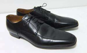 Santoni サントーニ レザーシューズ 黒 12D 30～30.5cmくらい ビジネスシューズ イタリア製