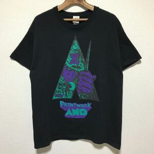 [即決古着]AND/&/Ultra-violence Tシャツ/半袖/ブラック/Lサイズ
