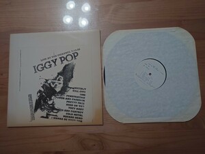 ★Iggy Pop イギーポップ★Live At The Channel 7-19-88★LPレコード★非売品★中古品★ジャケット汚れ