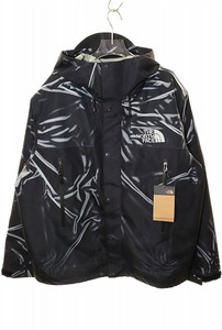 シュプリーム SUPREME × THE NORTH FACE 23SS TROMPE LOEIL PRINTED TAPED SEAM SHELL JACKET L テープドシーム シェルジャケット ☆AA★