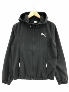 PUMA プーマ トレーニング ジャケット sizeS/黒 ■■ ☆ eba5 レディース