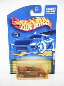 ■ HOTWHEELSホットウィール 2001 No.128 1/64 LOTUS ELISE 340R 赤×黒 ロータスエリーゼ ミニカー 