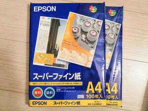 エプソン　EPSON スーパーファイン紙100枚入　A4　未使用・未開封