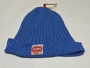 CHUMS チャムス ニットキャップ CAP ニット帽子 ブルー 　 展示未使用品