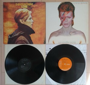 【UK盤初期リイシュー2枚】David Bowie(デビッドボウイ)/ LOW・ALADDIN SANE 