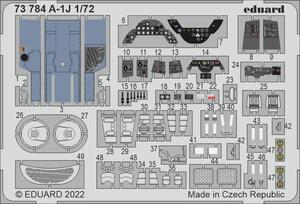 エデュアルド(73784) 1/72 A-1J用エッチングパーツ(ハセガワ用)