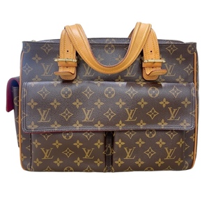 ルイ・ヴィトン LOUIS VUITTON ミュルティプリ・シテ M51162 ブラウン モノグラム ハンドバッグ レディース 中古