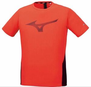 MIZUNO ミズノ ランバードロゴTシャツ メンズ　Lサイズ　赤