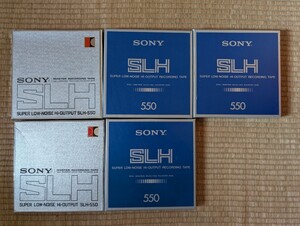 中古　SONY オープンリールテープ SLH-550 ソニー 5本セット 録音済