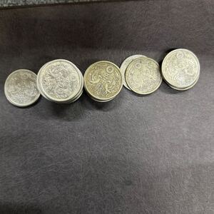 0108 小型50銭銀貨 小丸50銭銀貨 31枚 大正十一年3枚大正十二年13枚大正十三年8枚大正十四年2枚大正十五年5枚五十銭 貨幣 銀貨幣 現状品 