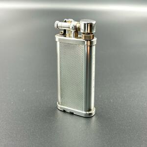 ダンヒル DUNHILL ユニーク ガスライター ハンマー式 英国製 シルバー