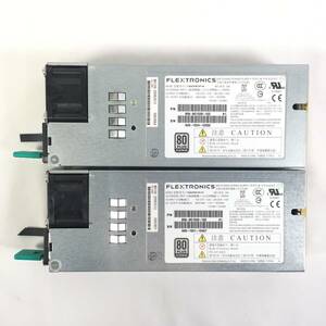 S50817204 FLEXTRONICS FS800FM74P-00 800W 電源ユニット 2点【通電OK、複数出品】.