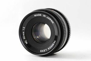 ★実用美品★ ヤシカ YASHICA ML 50mm F2 ★クモリ★ MF オールドレンズ #K21037-040