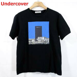【良品】アンダーカバー　モノリスＴシャツ　城　UNDERCOVER　サイズ２（Ｍ相当）　黒