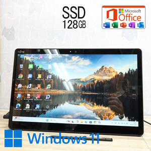 ★超美品 高性能7世代i3！新品SSD128GB★Q738/SE Core i3-7130U Webカメラ TypeC Win11 MS Office 中古品 ノートパソコン★P81787