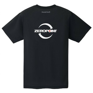 【送料無料】モンベル WIC.T ゼロポイントロゴ XLサイズ ブラック 男女兼用 Tシャツ 2023年モデル