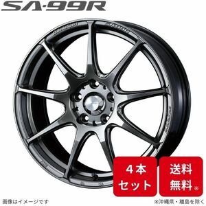 ウェッズ ホイール ウェッズスポーツ SA-99R ムーヴキャンバス LA850系 ダイハツ 15インチ 4H 4本セット 0073859 WEDS