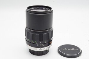 【適格請求書発行】訳あり品 MINOLTA ミノルタ MC TELE ROKKOR PF 135mm F2.8 単焦点レンズ【アルプスカメラ】240622h