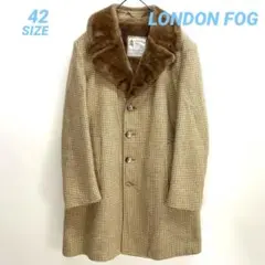 LONDON FOG ビンテージ 千鳥柄 ウールコート 冬 B8209