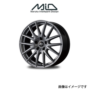 MID シュナイダー SQ27 アルミホイール 1本 ロードスター NCEC(17×7J 5-114.3 INSET55 メタリックシルバー)SCHNEIDER SQ27