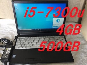 ■ FUJITSU　LIFEBOOK A747/S　ノートパソコン win10/64bit /Core i5-7300U (2.6GHz)/ 4GB /500GB/【D0606W4-1F-1】