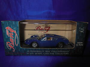 1/43　Bang　入手困難　幻の青　フェラーリ　FERRARI　DINO　206　STREET　BLUE　ディーノ