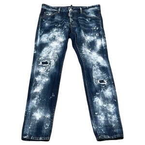 DSQUARED2 COOL GUY JEAN サイズ50 インディゴ S71LB0913 S30309 ディースクエアード クールガイジーンズ ダメージデニムパンツ