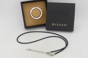 1円～【極美品】BVLGARI ブルガリ B-ZERO1 ビーゼロワン ネックレス/チョーカー/キーリング　9-9-19