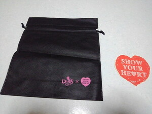 ☆　ガクト　Gackt　DEARS × SHOW YOUR HEART　【　ステッカー　&　巾着　】　美品♪