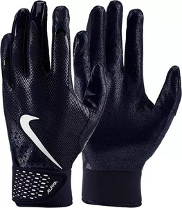 【US仕様 サイズL】ナイキ 野球 バッティング グローブ Nike Alpha Batting Gloves 両手組 手袋 バッテ ネイビー