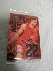 B.LEAGUE ツインウエハース レギュラーカード マイルズ・ヘソン 富山グラウジーズ