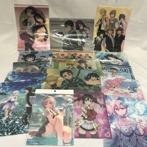 美品 アニメグッズ クリアファイル まとめて Dance with Devils Fortuna 鬼滅の刃 LOVE STAGE REゼロ 呪術廻戦 caf 五条 悟 梶Y0325-2