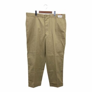 デッドストック 70年代 USA製 Lee リー CHETOPA TWILL ワークパンツ ヴィンテージ 大きいサイズ ベージュ (メンズ 44×30) 中古 古着 P7602