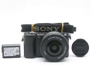 ★ハローカメラ★1円スタート★4394 SONY α 5000 E PZ 16-50mm F3.5-5.6 OSS 2010万画素 【本体とバッテリーのみ】 動作品 現状 即決あり