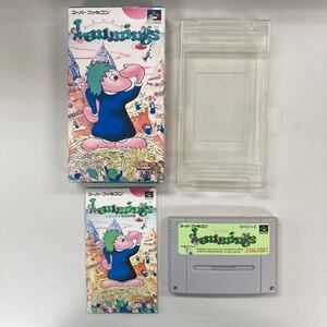 スーパーファミコン　レミングス　LEMMINGS　SUPER FAMICOM　任天堂　NINTENDO