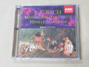 J.S.バッハ:ブランデンブルク協奏曲(全曲)　/　ネヴィル・マリナー（Neville Marriner）/　CD　2枚組