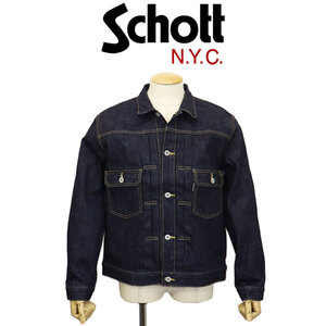 Schott (ショット) 2952006 16oz. 2ND DENIM JACKET セカンド デニムジャケット 367INDIGO XXL