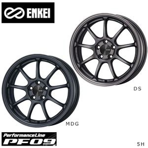 送料無料 エンケイ PerformanceLine PF09 5H 8.5J-18 +38 5H-112 (18インチ) 5H112 8.5J+38【4本セット 新品】