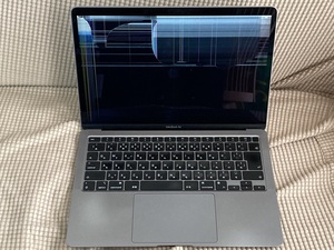 ジャンク MacBook Air M1 2020 8GB/256GB A2337 スペースグレー